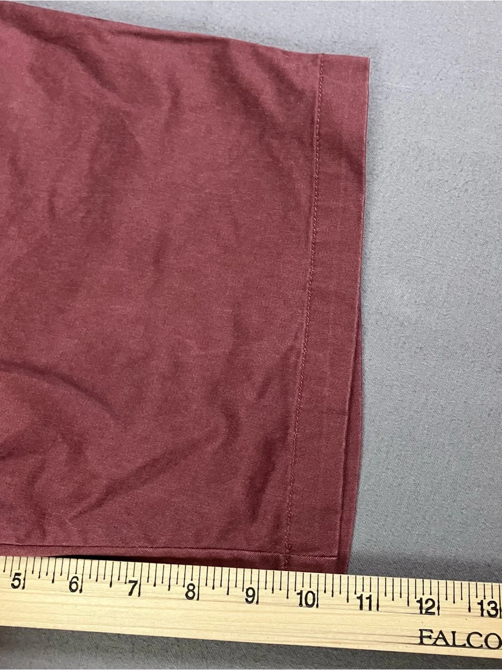 Toad & Co Mountain Ridge Shorts Men’s Size 34 x10.5 Washed Red Organic Cotton.